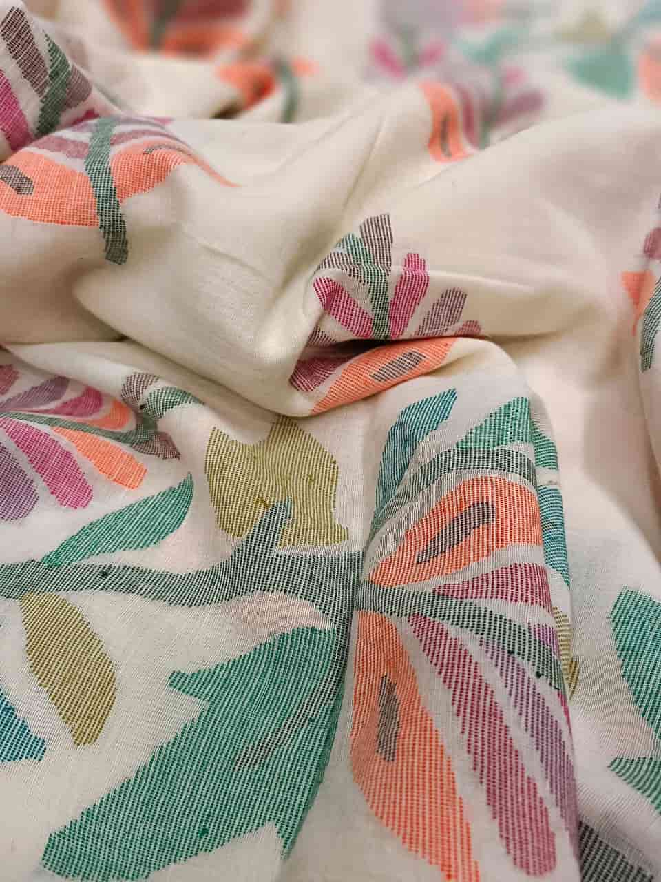 Handwoven Jamdani Saree – Soft Cotton Charm by Balaram Saha