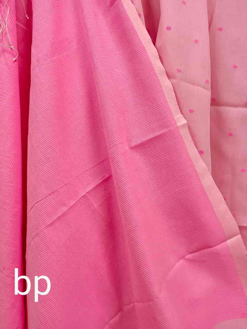 Baby Pink & Candy Pink, Handspun & Handwoven Soft Cotton Balaram Saha