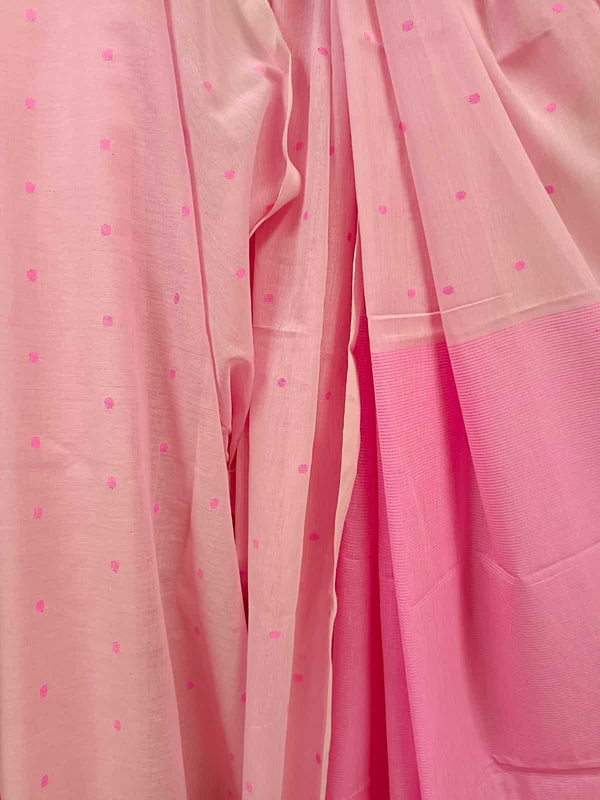 Baby Pink & Candy Pink, Handspun & Handwoven Soft Cotton Balaram Saha